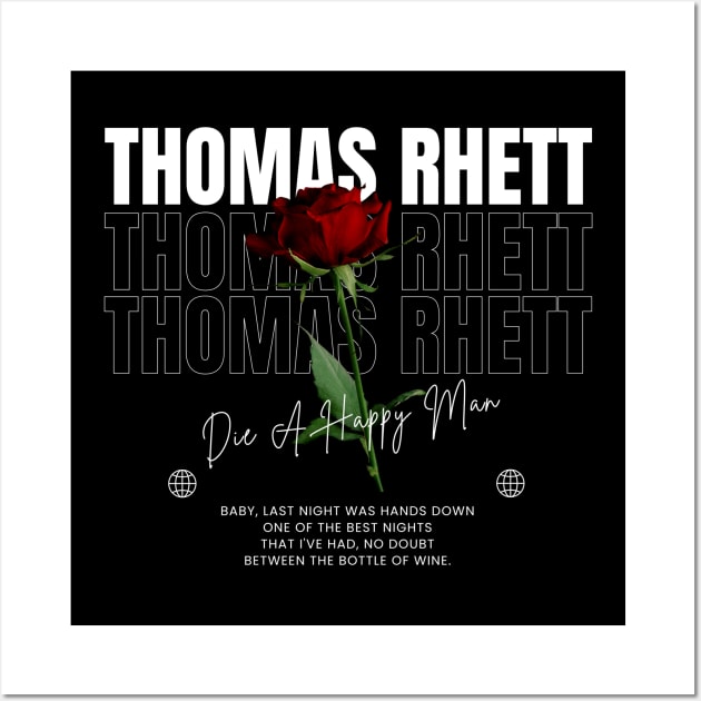 Thomas Rhett // Flower Wall Art by TOY MACHINE 